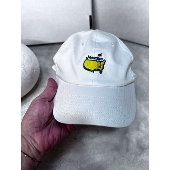 Masters Golf Tournament performance tech hybrid White Adjustable Cap hat - Picture 1 of 7